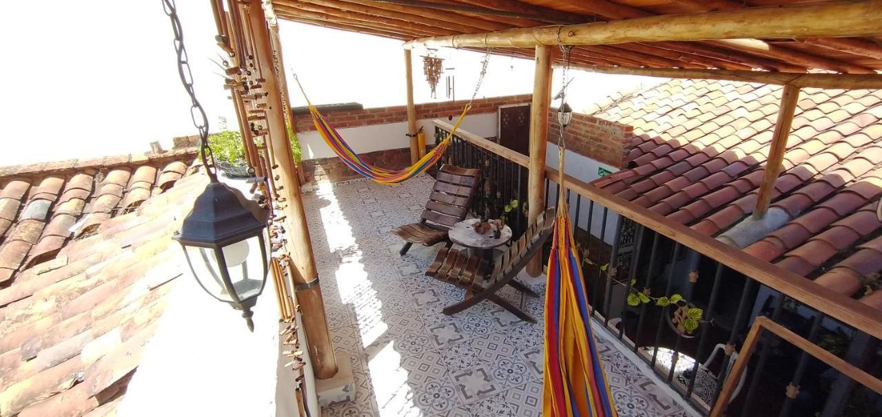 Santander Aleman Hostel San Gil Bagian luar foto