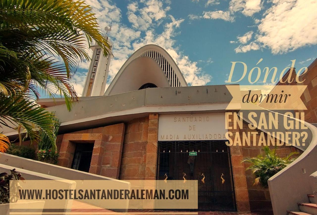 Santander Aleman Hostel San Gil Bagian luar foto