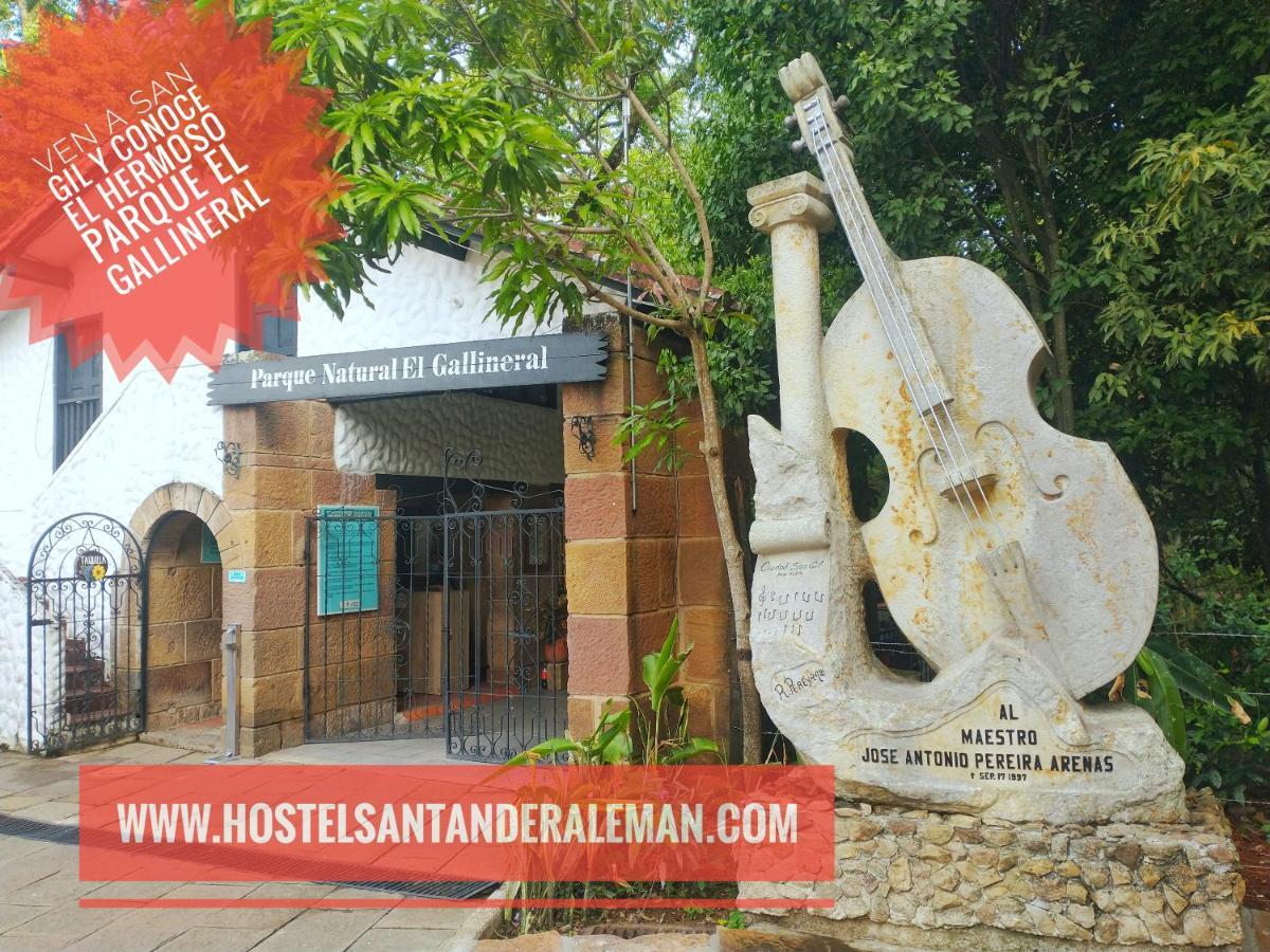 Santander Aleman Hostel San Gil Bagian luar foto